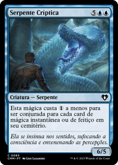 Serpente Críptica / Cryptic Serpent - Magic: The Gathering - MoxLand