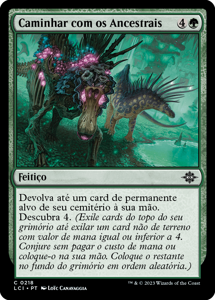 Caminhar com os Ancestrais / Walk with the Ancestors - Magic: The Gathering - MoxLand