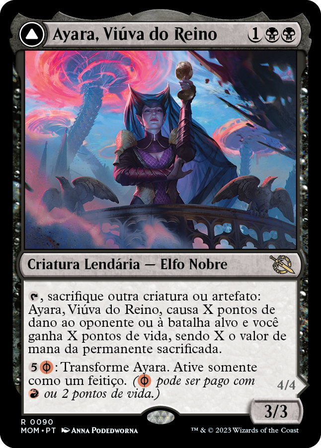 Ayara, Viúva do Reino / Ayara, Widow of the Realm - Magic: The Gathering - MoxLand