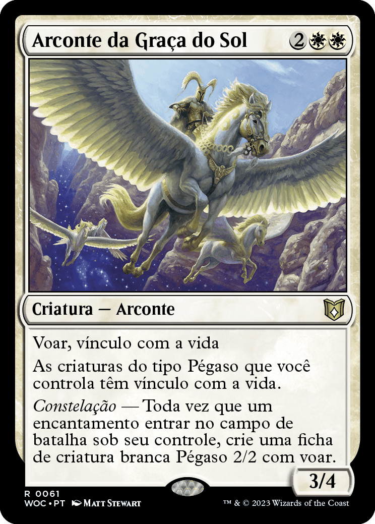 Arconte da Graça do Sol / Archon of Sun's Grace - Magic: The Gathering - MoxLand