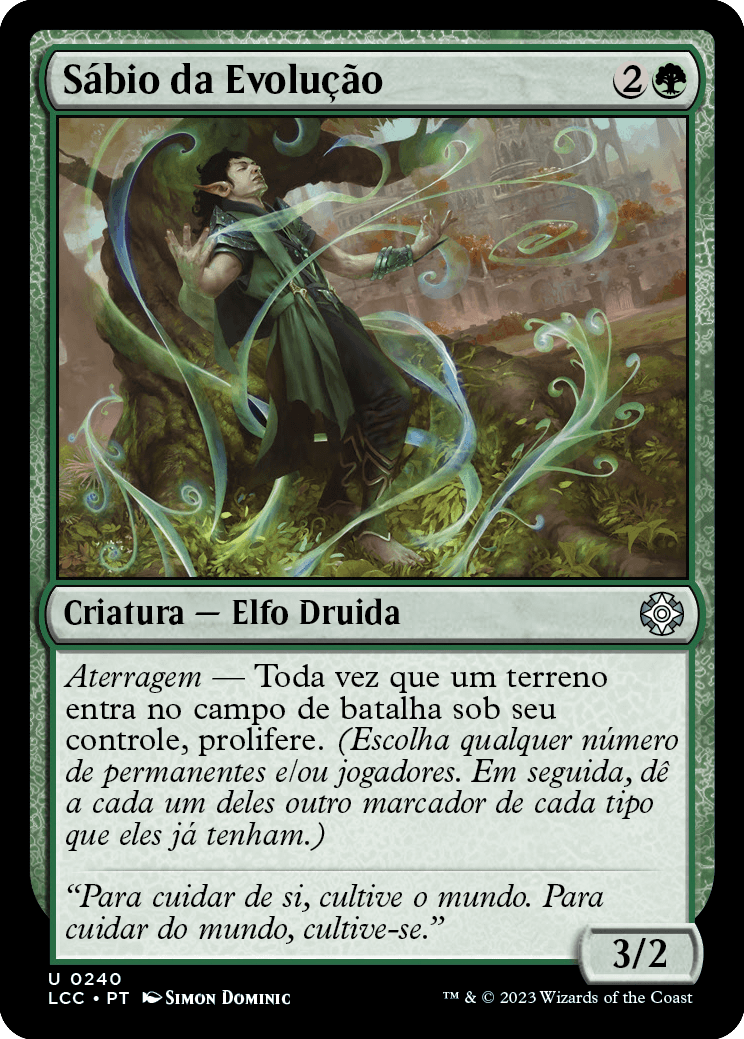 Sábio da Evolução / Evolution Sage - Magic: The Gathering - MoxLand