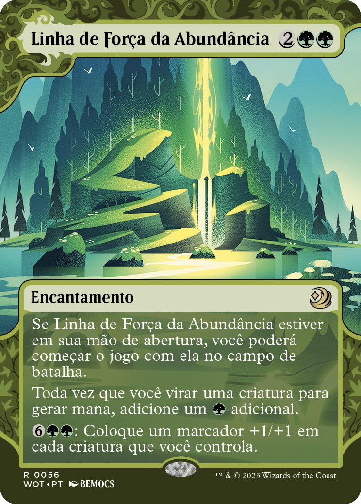 Linha de Força da Abundância / Leyline of Abundance - Magic: The Gathering - MoxLand