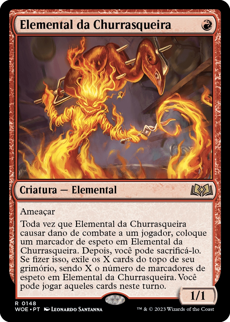 Elemental da Churrasqueira / Rotisserie Elemental - Magic: The Gathering - MoxLand