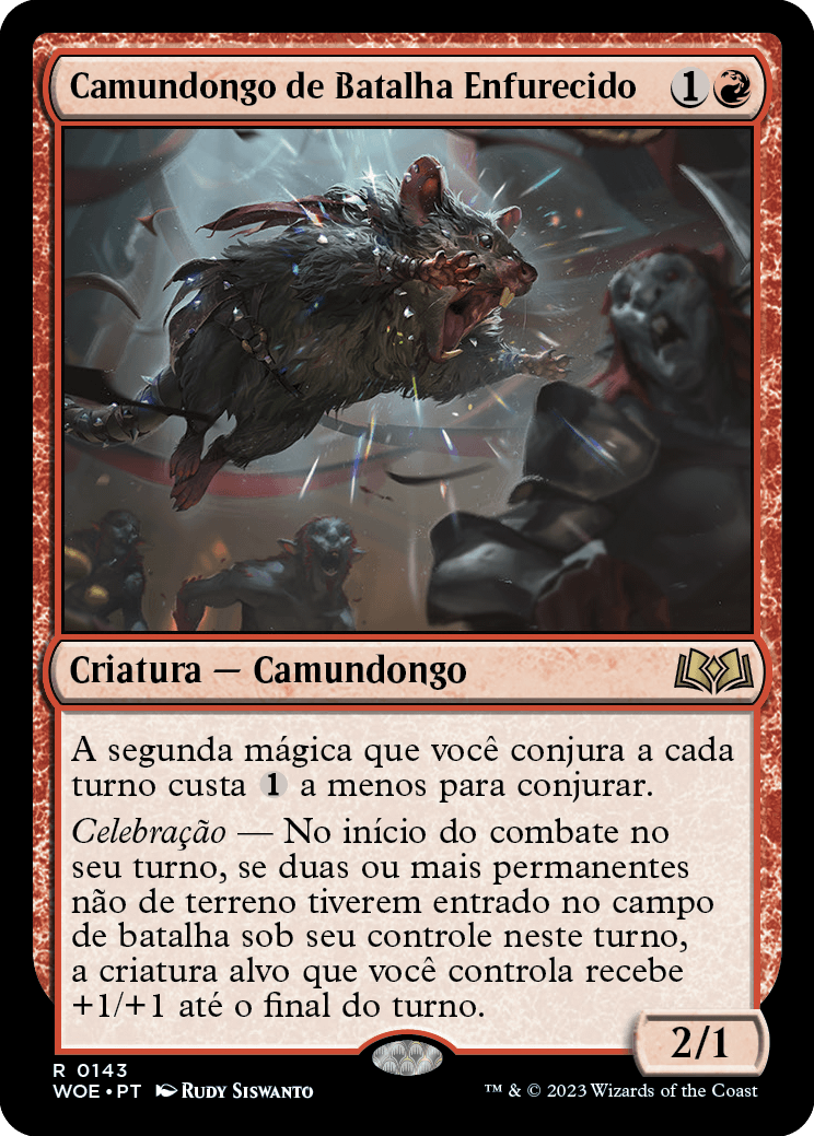 Camundongo de Batalha Enfurecido / Raging Battle Mouse - Magic: The Gathering - MoxLand