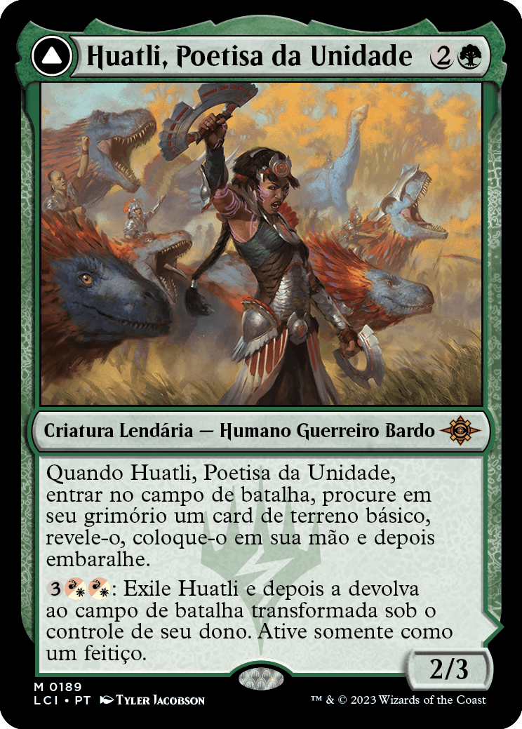 Huatli, Poetisa da Unidade / Huatli, Poet of Unity - Magic: The Gathering - MoxLand