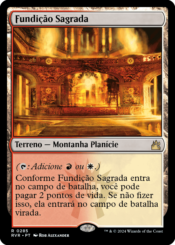 Fundição Sagrada / Sacred Foundry - Magic: The Gathering - MoxLand