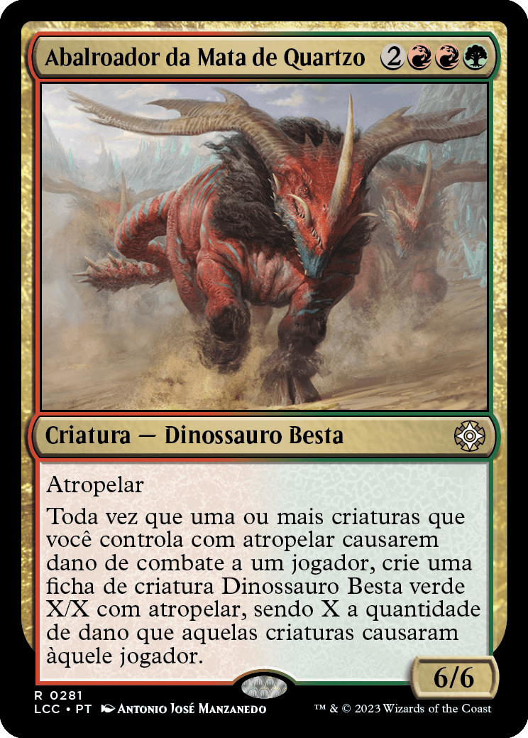 Abalroador da Mata de Quartzo / Quartzwood Crasher - Magic: The Gathering - MoxLand