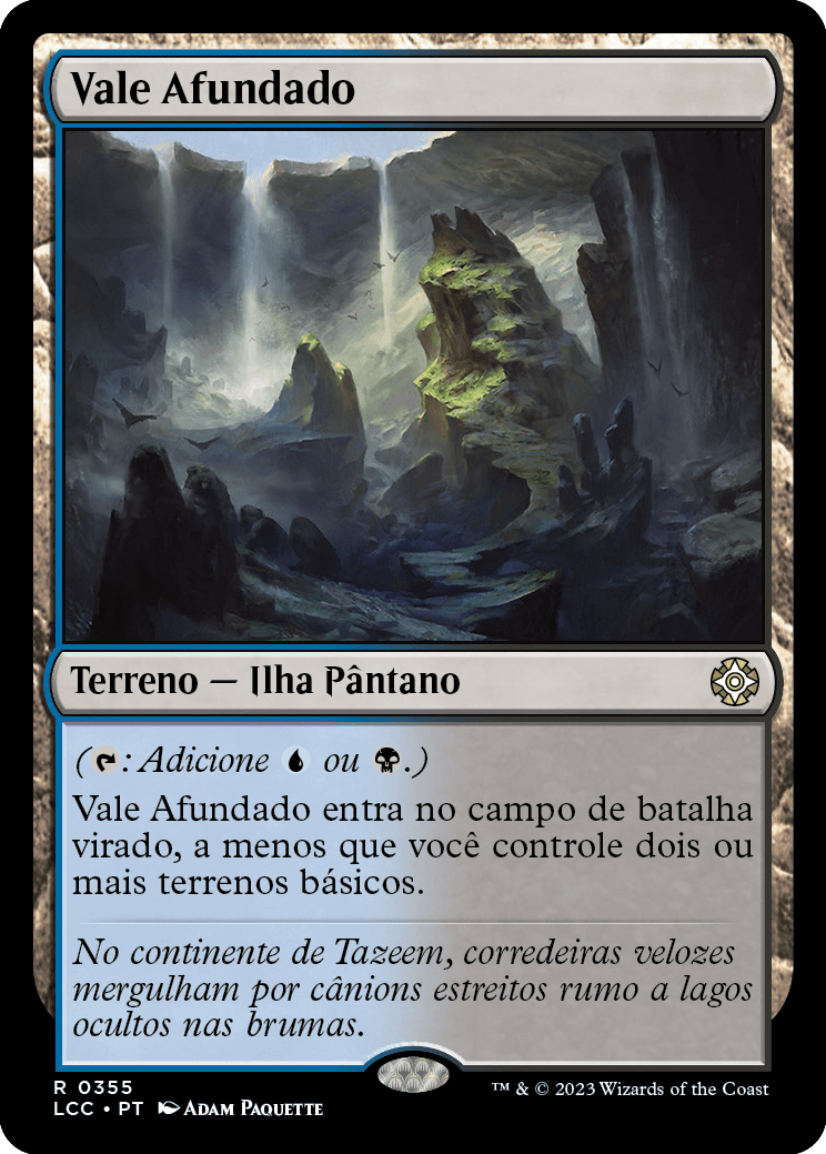 Vale Afundado / Sunken Hollow - Magic: The Gathering - MoxLand