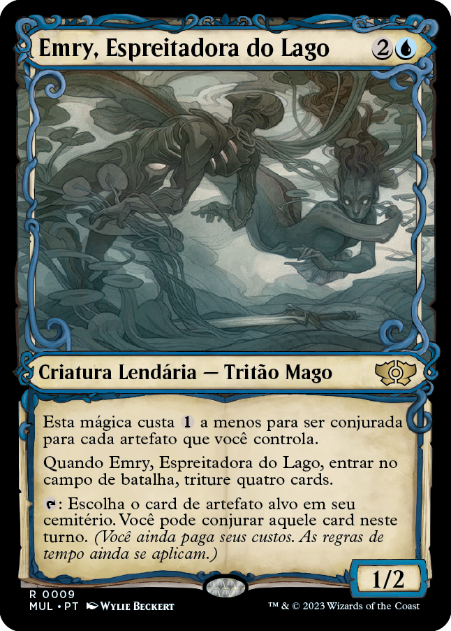 Emry, Espreitadora do Lago / Emry, Lurker of the Loch - Magic: The Gathering - MoxLand