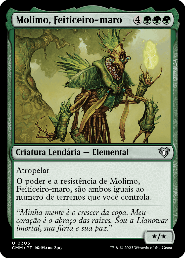 Molimo, Feiticeiro-maro / Molimo, Maro-Sorcerer - Magic: The Gathering - MoxLand