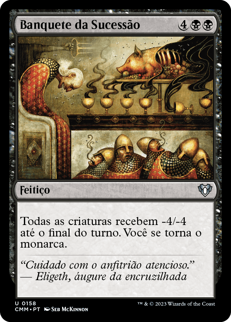 Banquete da Sucessão / Feast of Succession - Magic: The Gathering - MoxLand