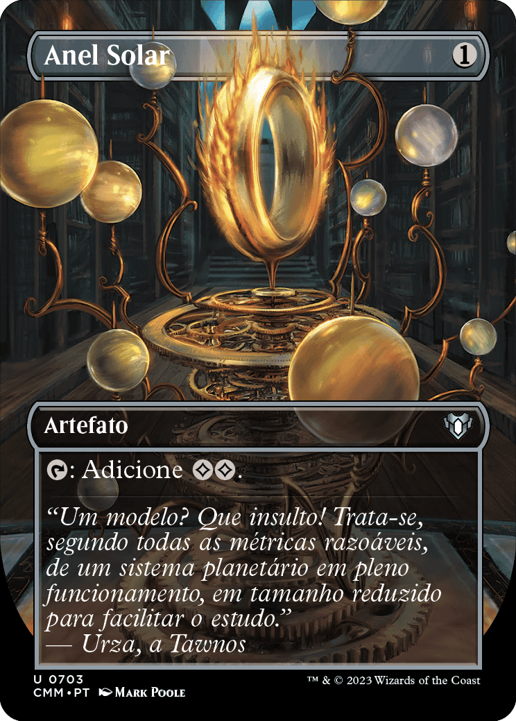 Anel Solar / Sol Ring - Magic: The Gathering - MoxLand