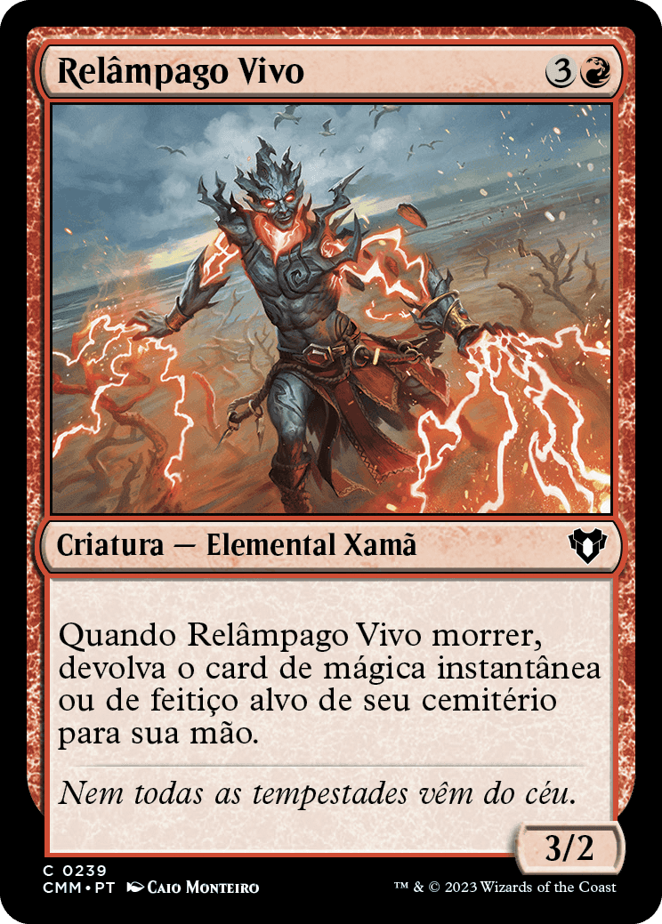 Relâmpago Vivo / Living Lightning - Magic: The Gathering - MoxLand