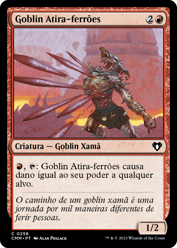 Goblin Atira-ferrões / Spikeshot Goblin - Magic: The Gathering - MoxLand