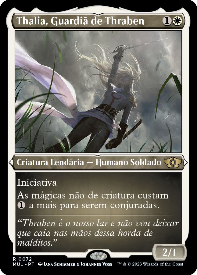 Thalia, Guardiã de Thraben / Thalia, Guardian of Thraben - Magic: The Gathering - MoxLand