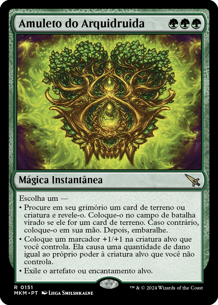 Amuleto do Arquidruida / Archdruid's Charm - Magic: The Gathering - MoxLand