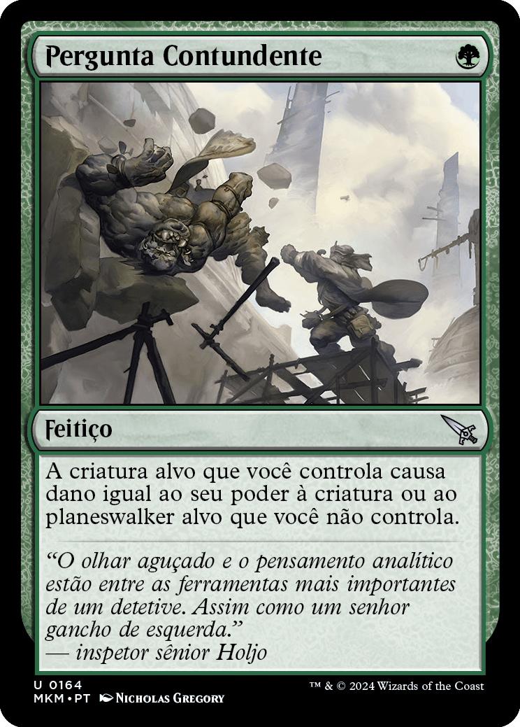 Pergunta Contundente / Hard-Hitting Question - Magic: The Gathering - MoxLand