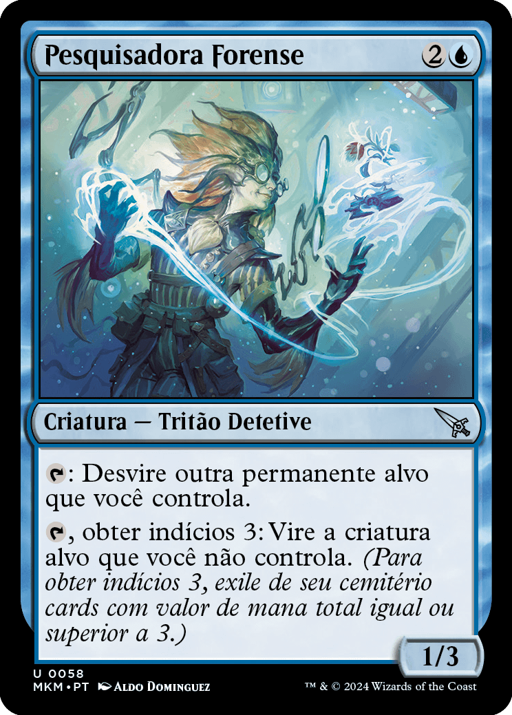 Pesquisadora Forense / Forensic Researcher - Magic: The Gathering - MoxLand