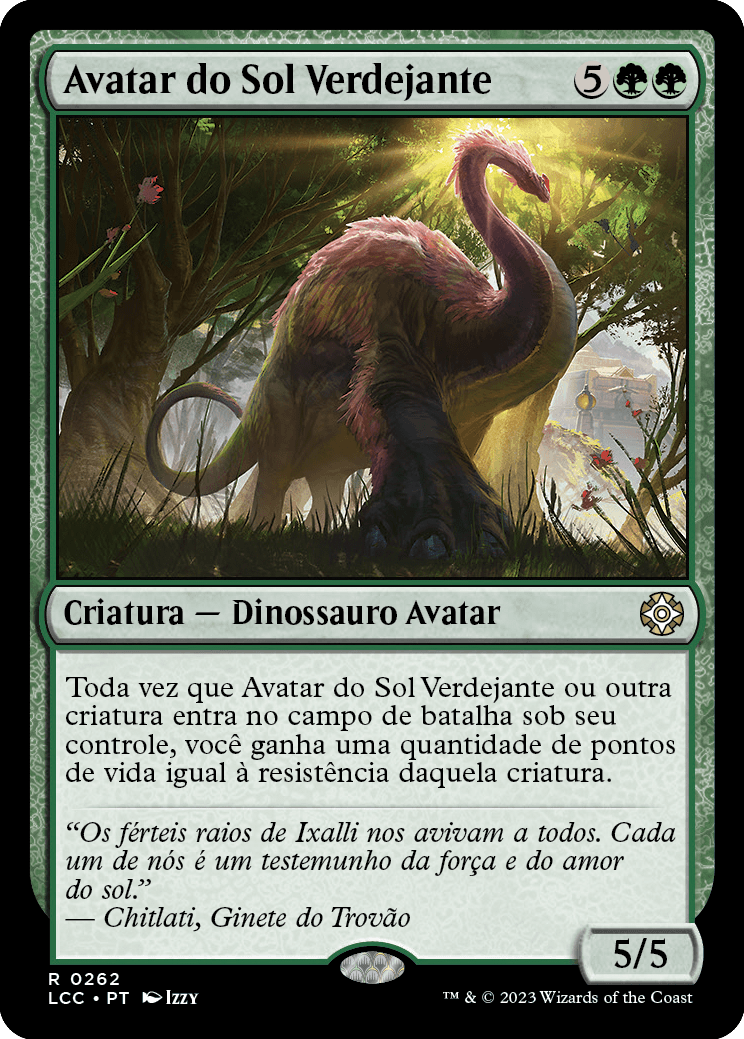 Avatar do Sol Verdejante / Verdant Sun's Avatar - Magic: The Gathering - MoxLand