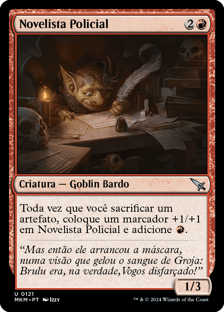 Novelista Policial / Crime Novelist - Magic: The Gathering - MoxLand