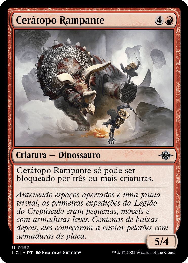 Cerátopo Rampante / Rampaging Ceratops - Magic: The Gathering - MoxLand