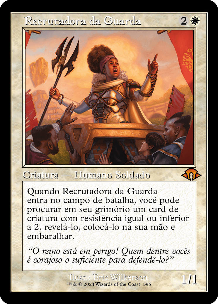 Recrutadora da Guarda / Recruiter of the Guard - Magic: The Gathering - MoxLand