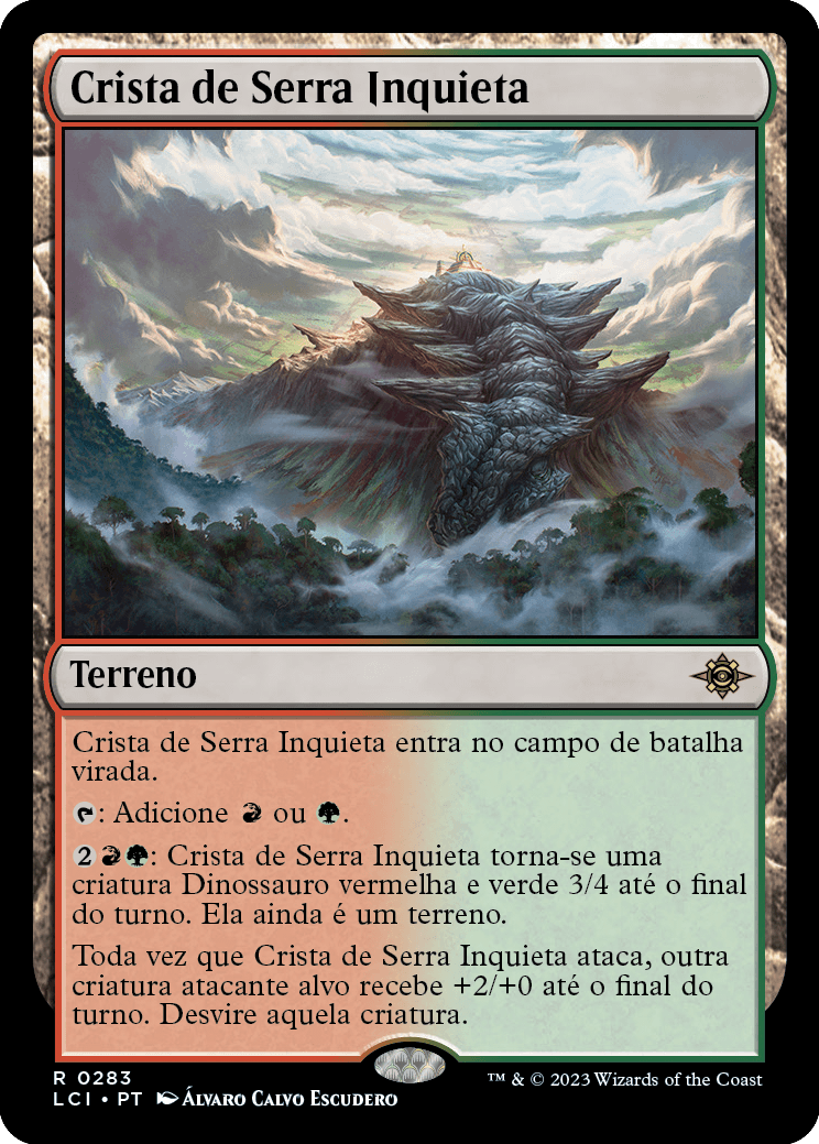 Crista de Serra Inquieta / Restless Ridgeline - Magic: The Gathering - MoxLand