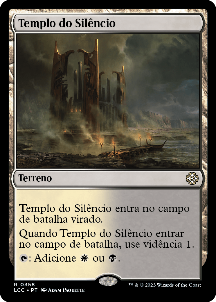 Templo do Silêncio / Temple of Silence - Magic: The Gathering - MoxLand