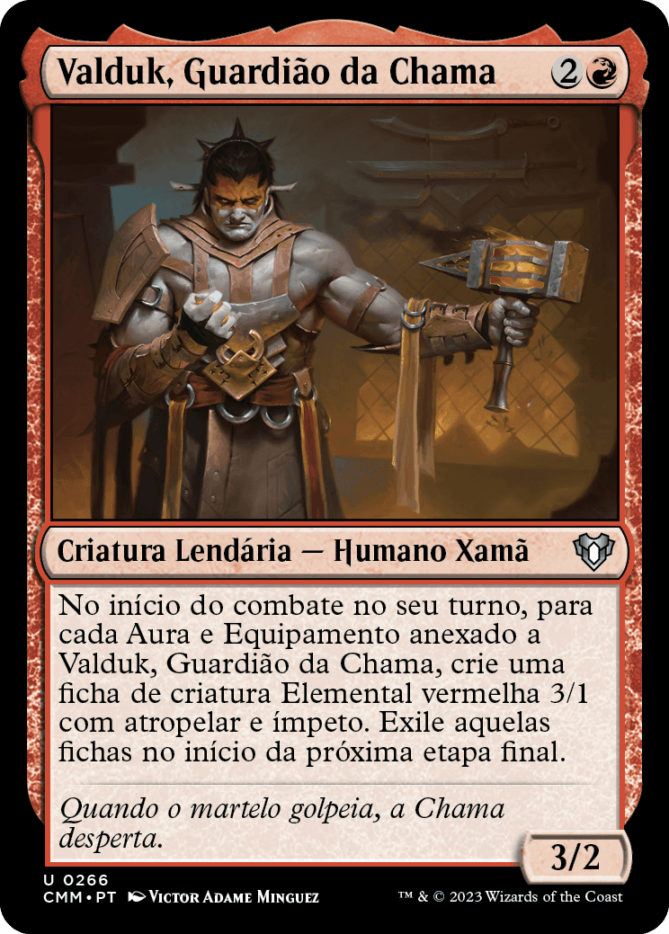 Valduk, Guardião da Chama / Valduk, Keeper of the Flame - Magic: The Gathering - MoxLand