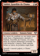 Valduk, Guardião da Chama / Valduk, Keeper of the Flame - Magic: The Gathering - MoxLand