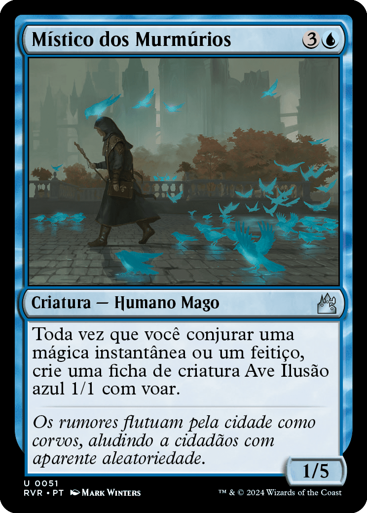 Místico dos Murmúrios / Murmuring Mystic - Magic: The Gathering - MoxLand