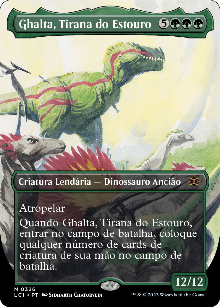 Ghalta, Tirana do Estouro / Ghalta, Stampede Tyrant - Magic: The Gathering - MoxLand