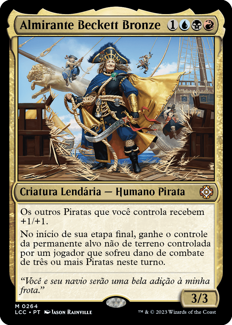 Almirante Beckett Bronze / Admiral Beckett Brass - Magic: The Gathering - MoxLand