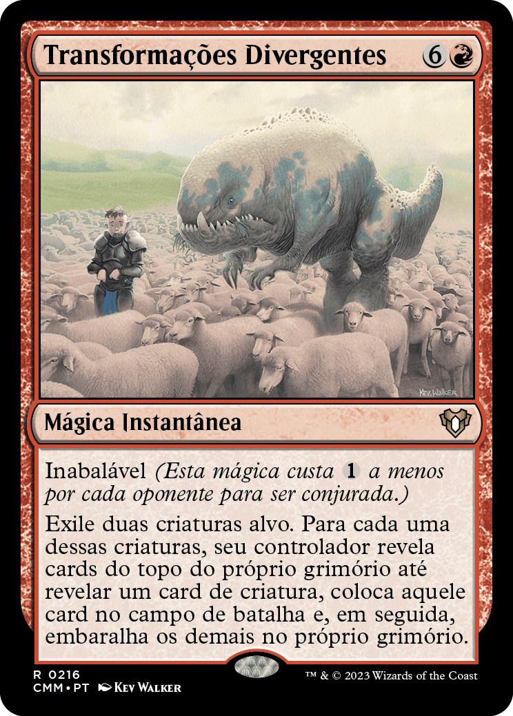 Transformações Divergentes / Divergent Transformations - Magic: The Gathering - MoxLand