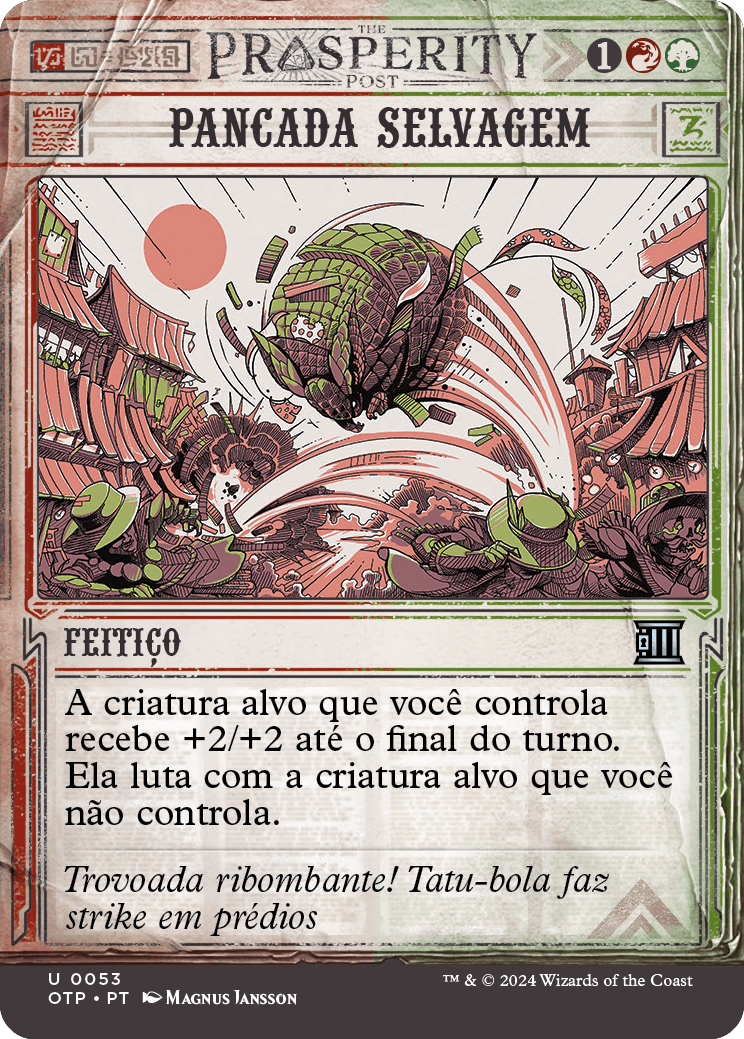 Pancada Selvagem / Savage Smash - Magic: The Gathering - MoxLand