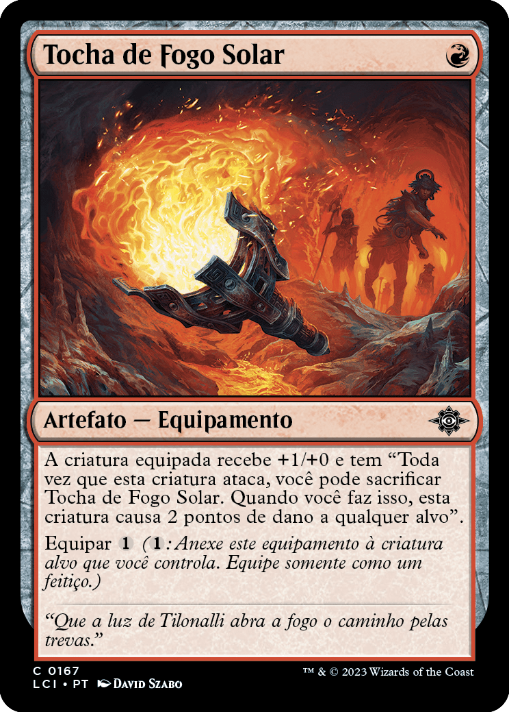 Tocha de Fogo Solar / Sunfire Torch - Magic: The Gathering - MoxLand