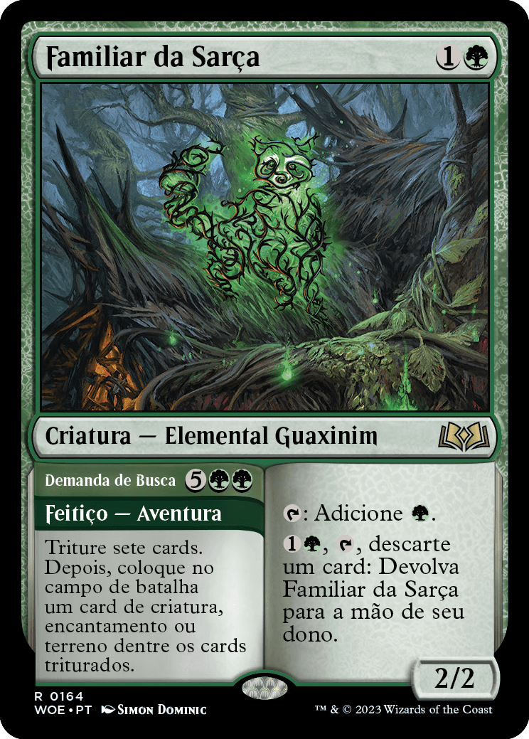 Familiar da Sarça / Bramble Familiar - Magic: The Gathering - MoxLand