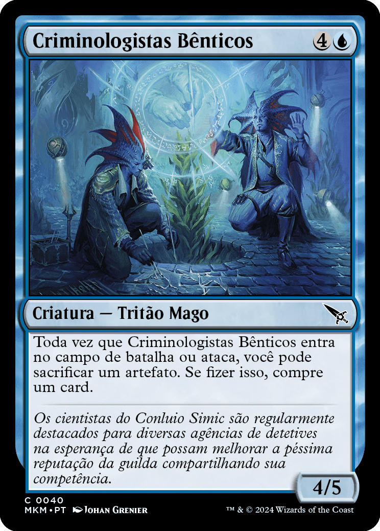 Criminologistas Bênticos / Benthic Criminologists - Magic: The Gathering - MoxLand