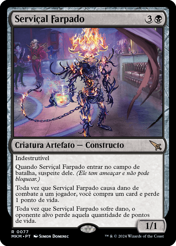 Serviçal Farpado / Barbed Servitor - Magic: The Gathering - MoxLand