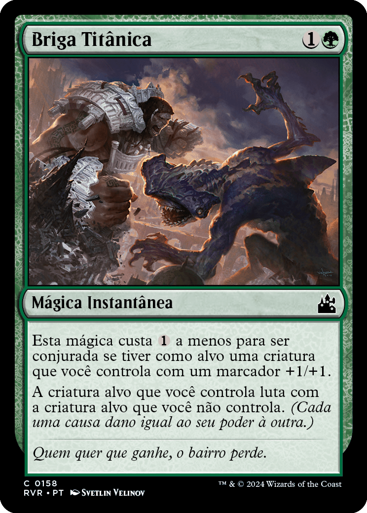 Briga Titânica / Titanic Brawl - Magic: The Gathering - MoxLand