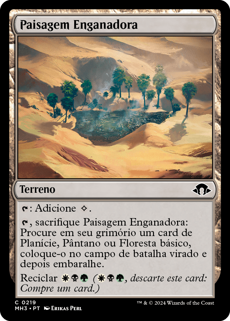 Paisagem Enganadora / Deceptive Landscape - Magic: The Gathering - MoxLand