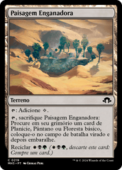 Paisagem Enganadora / Deceptive Landscape - Magic: The Gathering - MoxLand