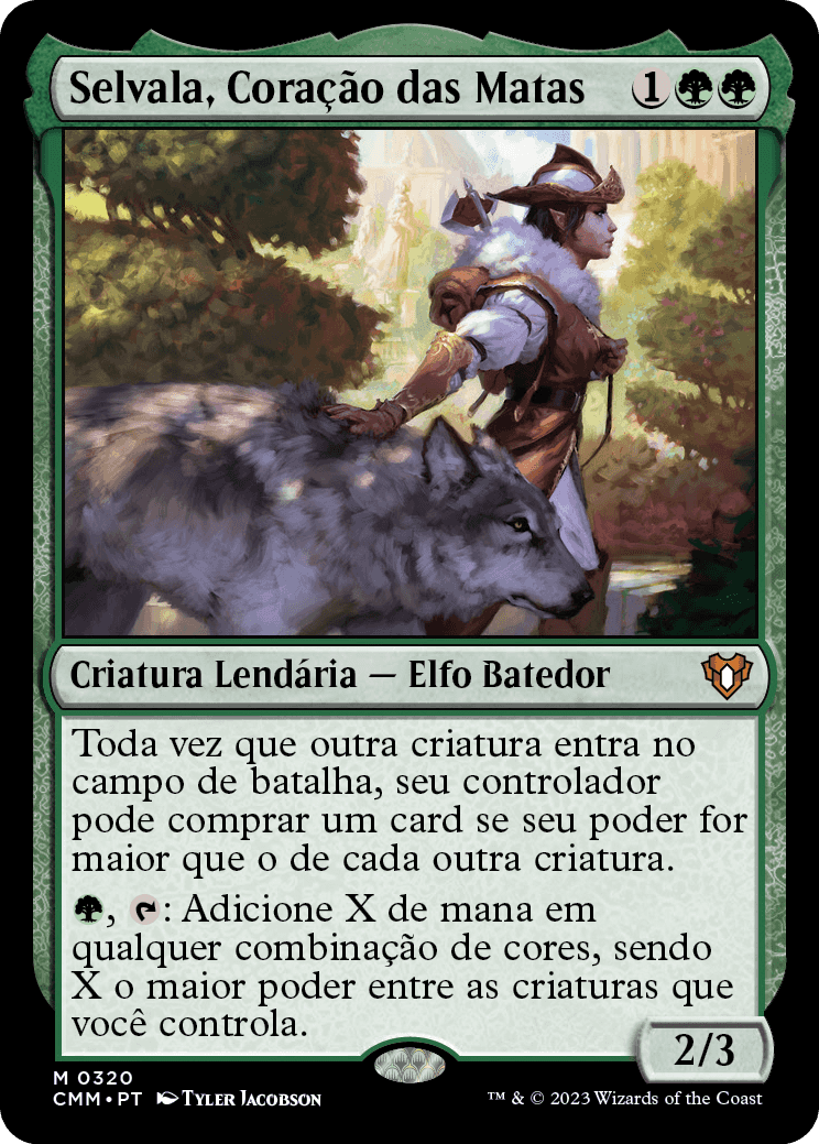 Selvala, Coração das Matas / Selvala, Heart of the Wilds - Magic: The Gathering - MoxLand