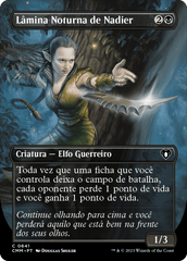 Lâmina Noturna de Nadier / Nadier's Nightblade - Magic: The Gathering - MoxLand