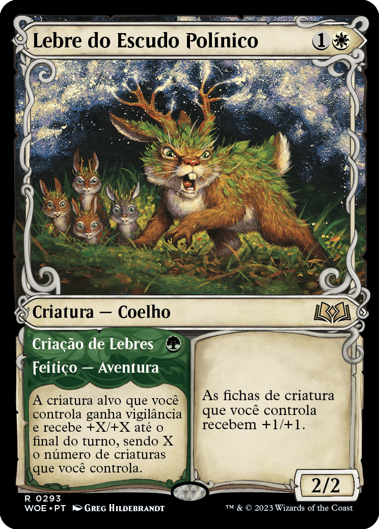 Lebre do Escudo Polínico / Pollen-Shield Hare - Magic: The Gathering - MoxLand