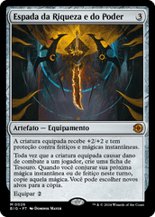 Espada da Riqueza e do Poder / Sword of Wealth and Power - Magic: The Gathering - MoxLand