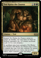 Trol Ruína dos Faunos / Faunsbane Troll - Magic: The Gathering - MoxLand