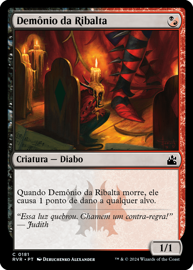 Demônio da Ribalta / Footlight Fiend - Magic: The Gathering - MoxLand