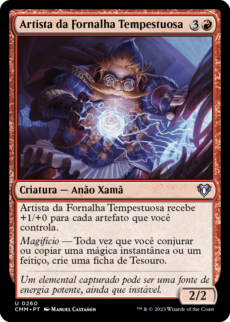 Artista da Fornalha Tempestuosa / Storm-Kiln Artist - Magic: The Gathering - MoxLand