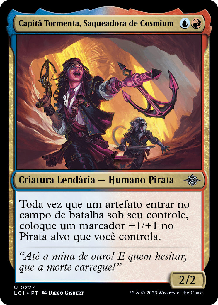 Capitã Tormenta, Saqueadora de Cosmium / Captain Storm, Cosmium Raider - Magic: The Gathering - MoxLand